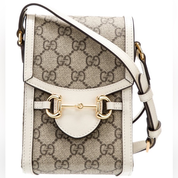 Gucci GG Supreme Horsebit Crossbody Bag - Picture 1 of 5